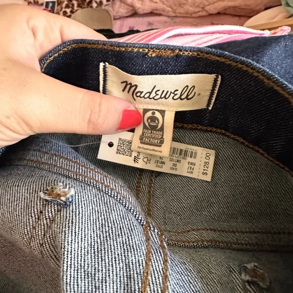 Madewell Darkwash 90’s Staright Leg Jean - Picture 8 of 10